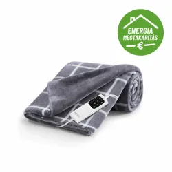 IMETEC 16775 Elektromos Melegítő Pléd 150x95cm Szürke CaldoPlaid Adapto