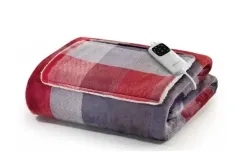 IMETEC 16777 Elektromos Ágymelegítő 150x110cm CaldoPlaid Adapto Velvet Tartan