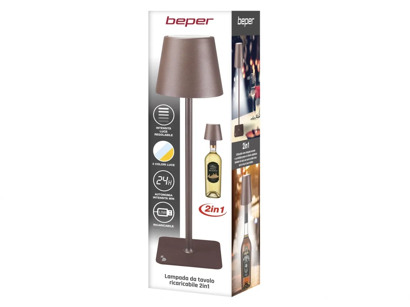 BEPER P201UTP113 Asztali lámpa USB töltéssel
