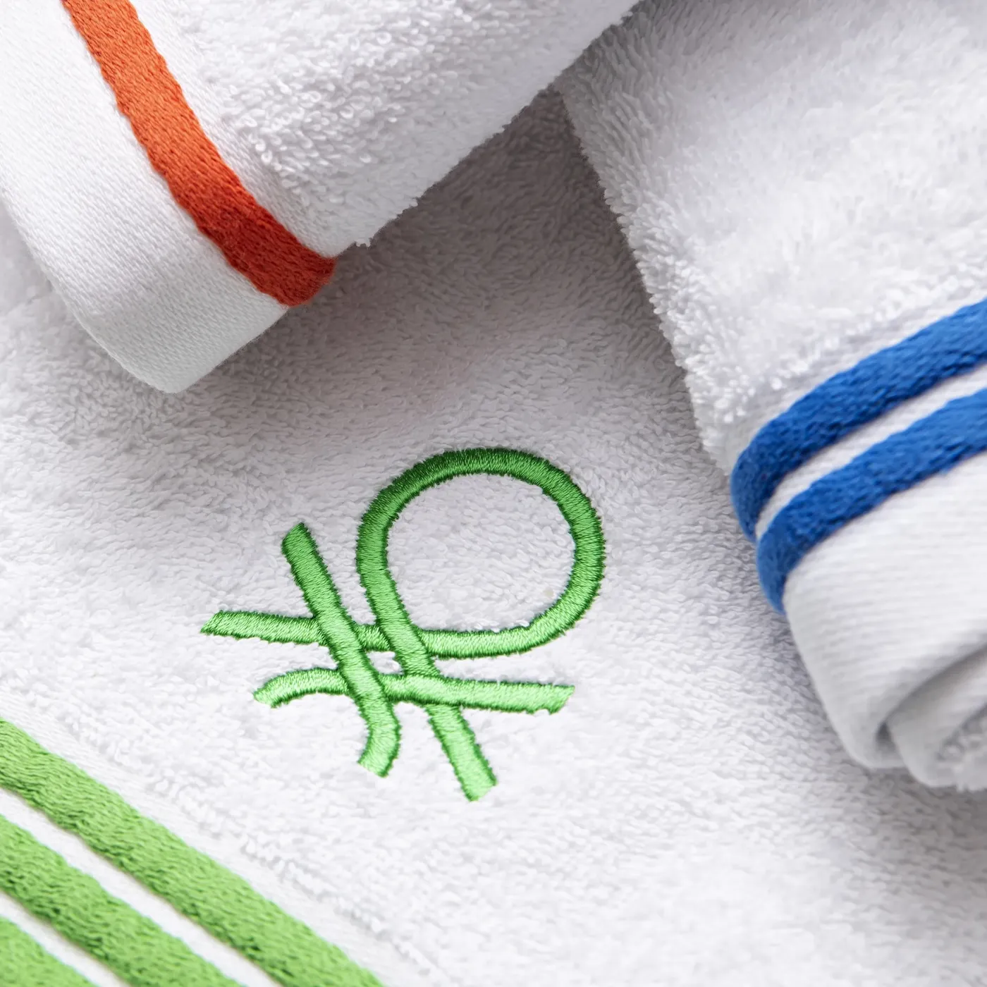 BENETTON BE-0178 3 Részes Törölköző Szett Fehér