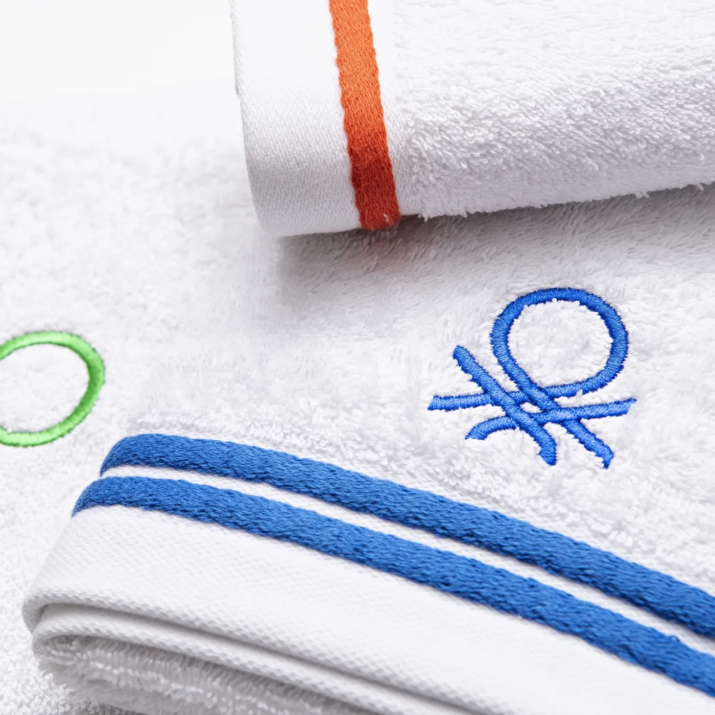 BENETTON BE-0178 3 Részes Törölköző Szett Fehér