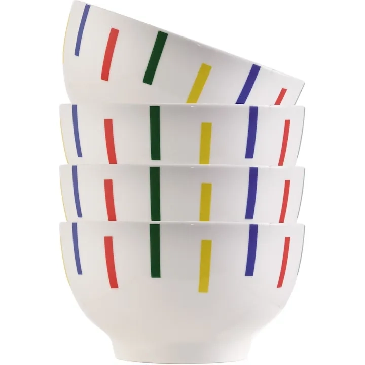 BENETTON BE-0253 4 Részes Tál Szett 650ml Színes