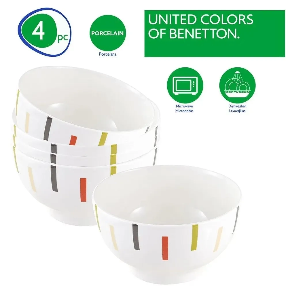 BENETTON BE-0253 4 Részes Tál Szett 650ml Színes