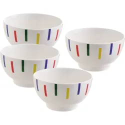 BENETTON BE-0253 4 Részes Tál Szett 650ml Színes