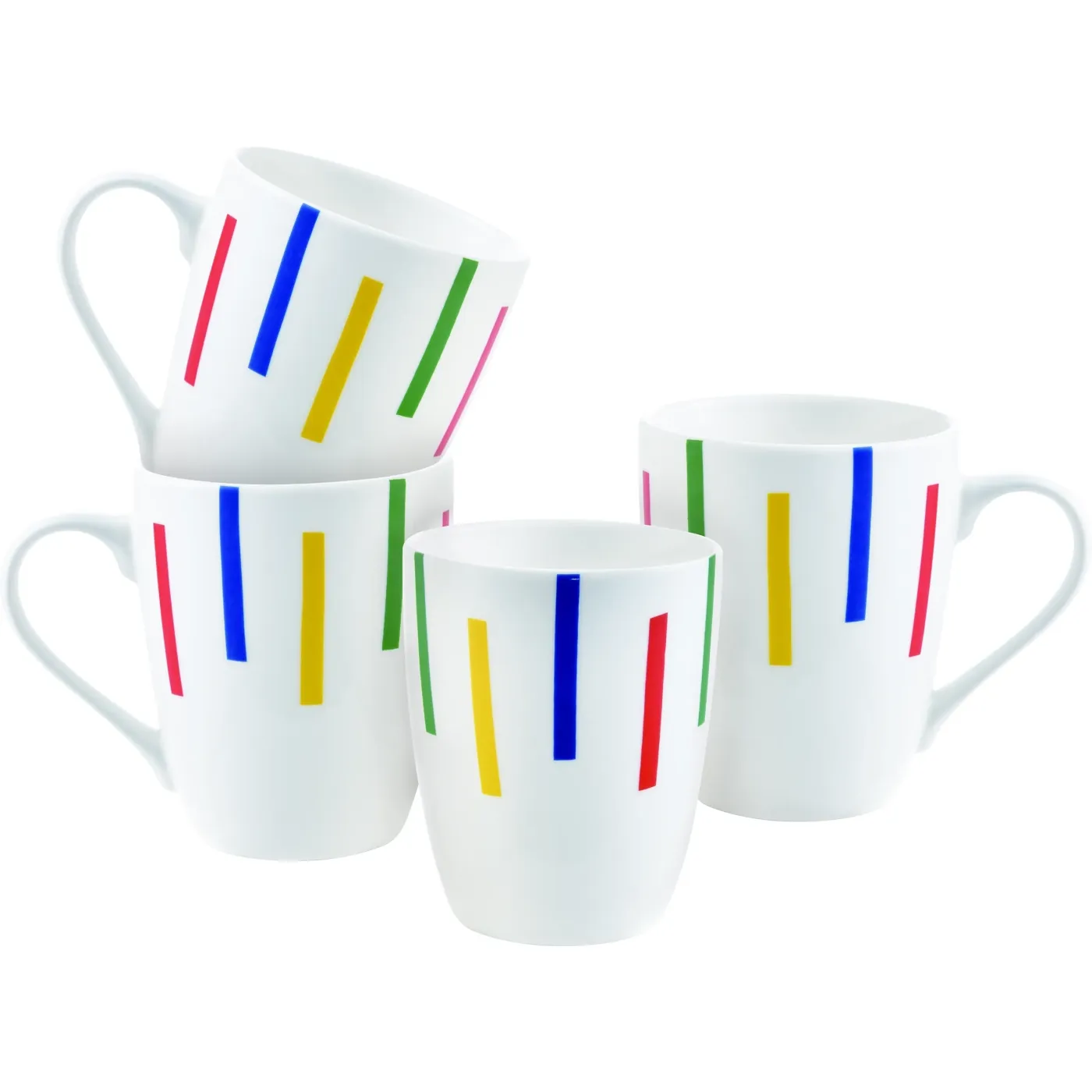 BENETTON BE-0256 4 Részes Bögre Szett 360ml Színes