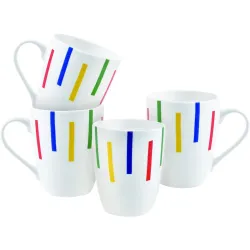 BENETTON BE-0256 4 Részes Bögre Szett 360ml Színes