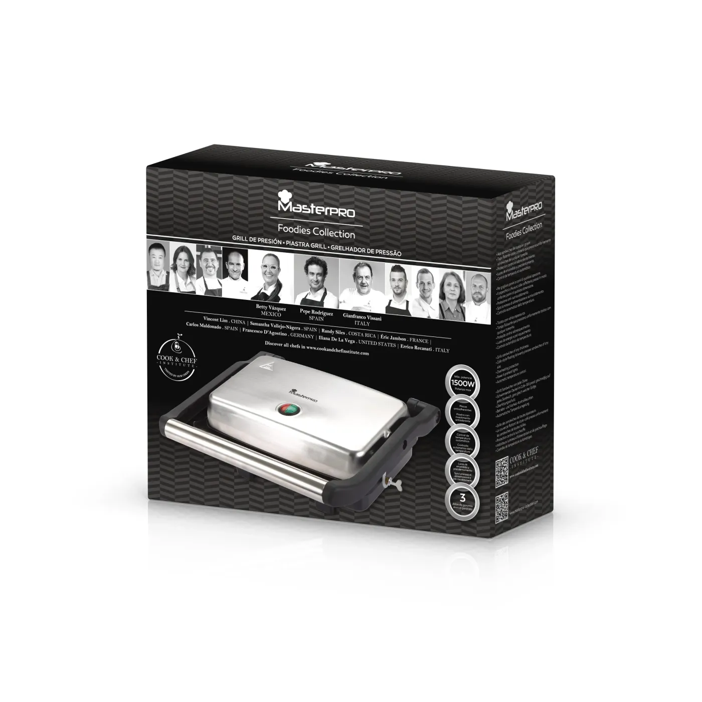 BERGNER BGMP-9008 Kontaktgrill 1800-2000W Masterpro