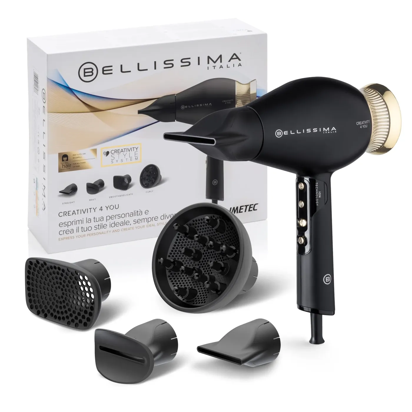 BELLISSIMA 11826 Professzionális Hajszárító 1800 W Creativity 4 You