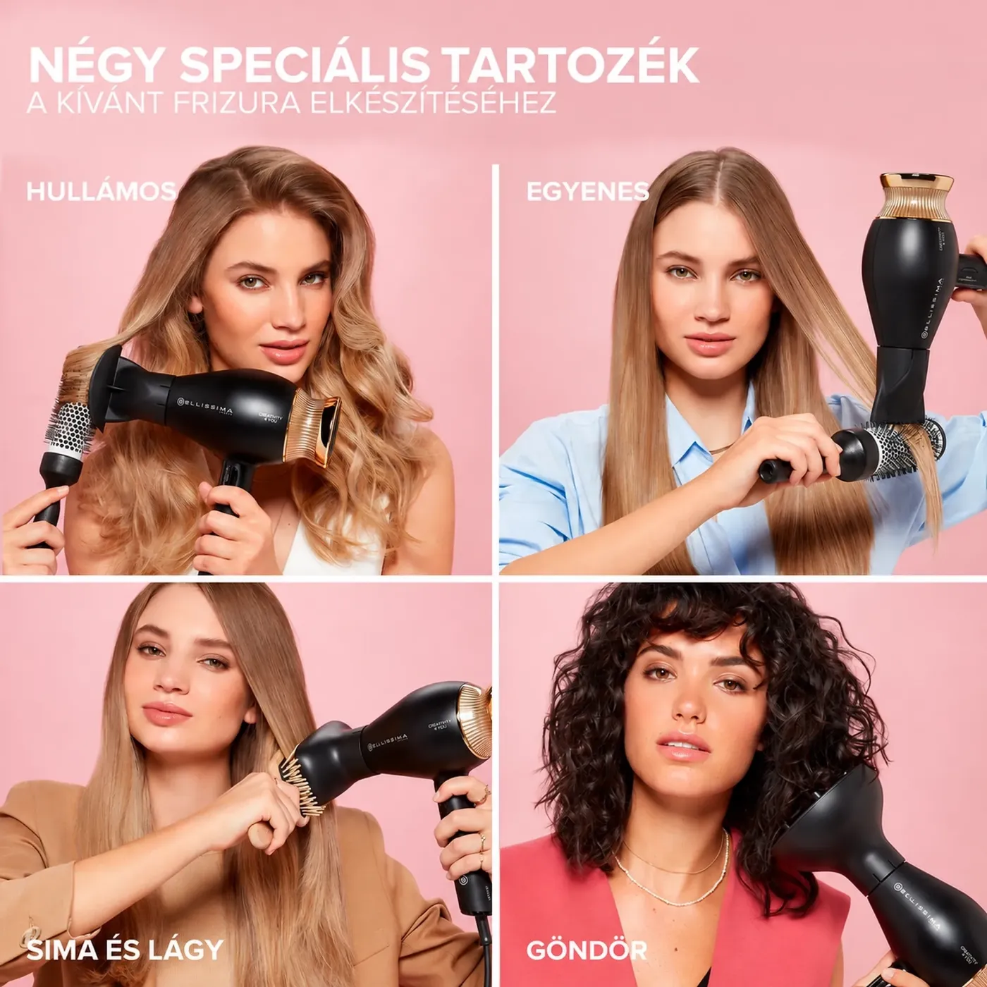 BELLISSIMA 11826 Professzionális Hajszárító 1800 W Creativity 4 You