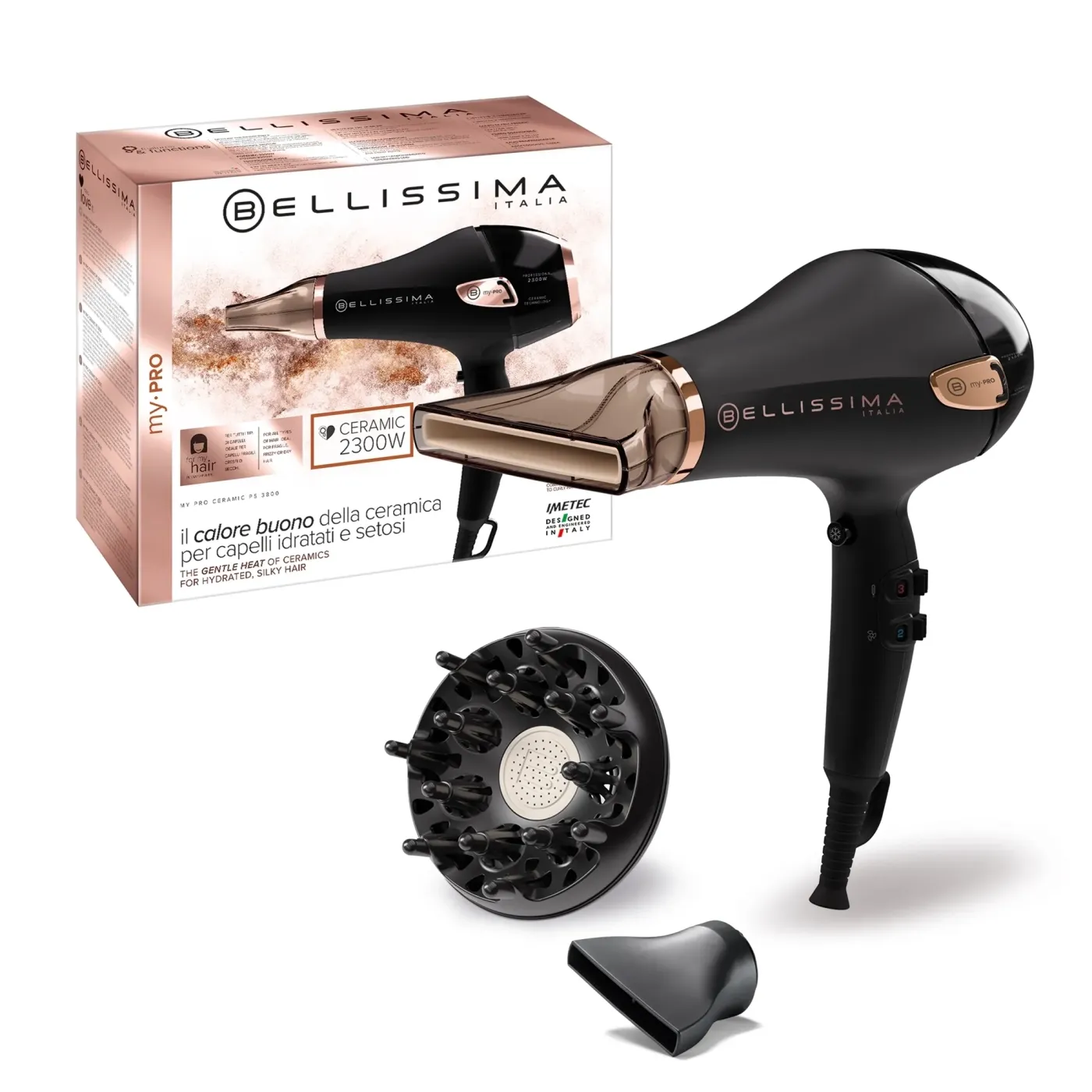 BELLISSIMA 11665 Professzionális Hajszárító 2300 W My Pro