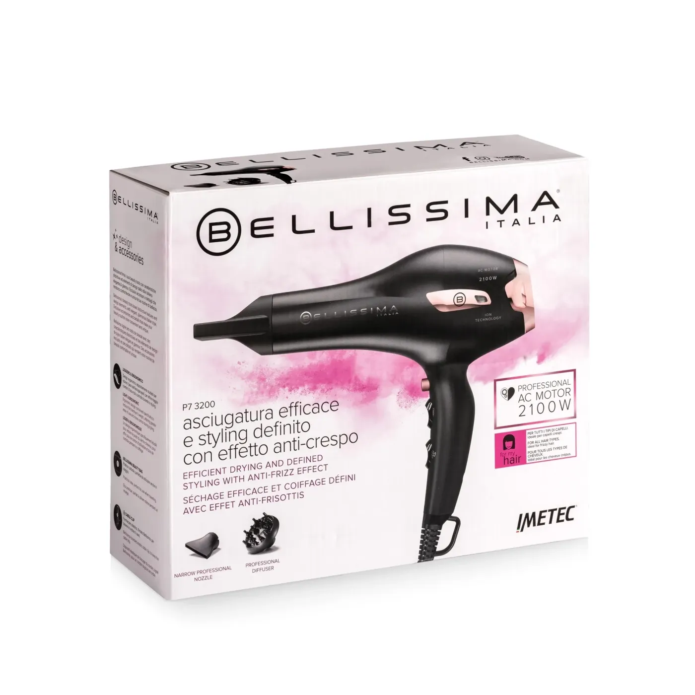 BELLISSIMA 11858 Professzionális Hajszárító 2100 W
