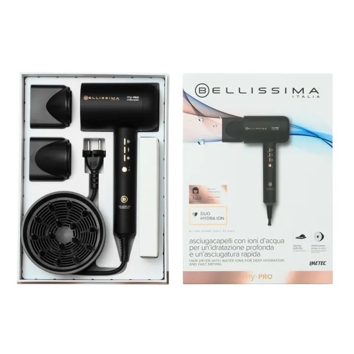 BELLISSIMA 11806 Professzionális Hajszárító 1800 W Hydra Sonic My Pro